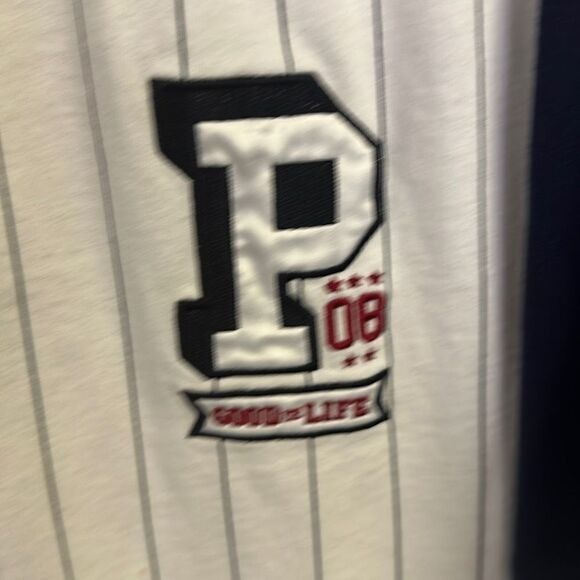 Primitive Apparel Men's White Navy Collegiate Baseball Jersey Size XL - Picture 3 of 7